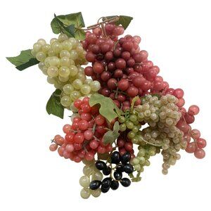 Artificial Mixed Grape Bunches For Home Decor Or Crafts